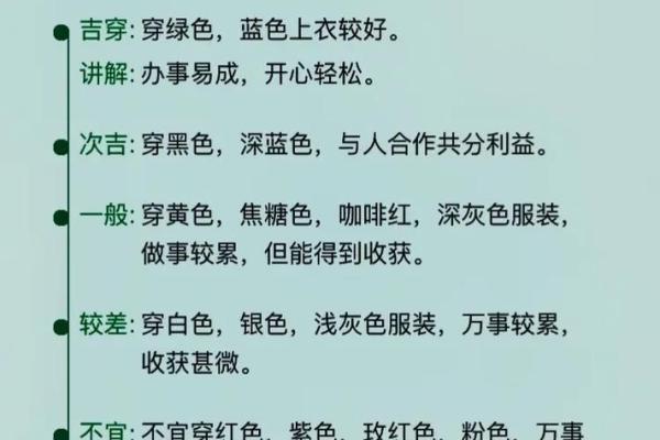 根据五行理论，打造每日完美穿衣颜色组合