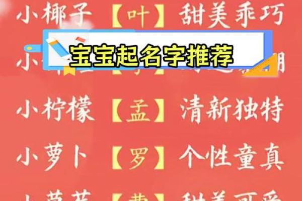 宝宝名字选择指南