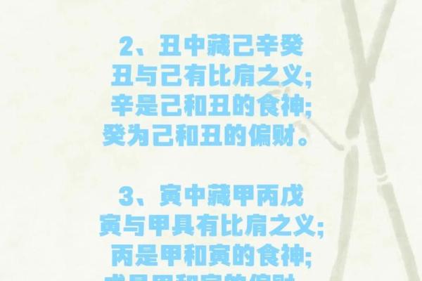地支藏干与八字分析的关联性探讨