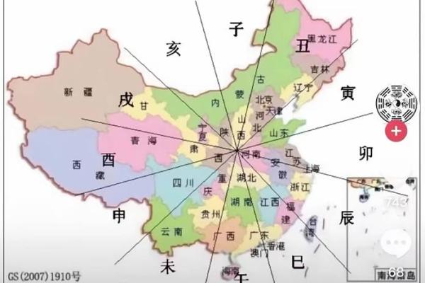 地支方位图解析与应用指南