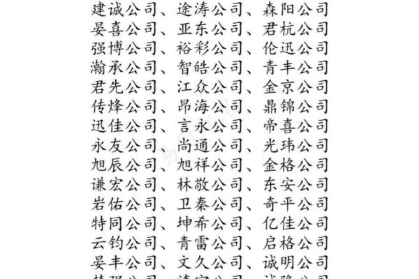 企业名称评分与选择的重要性：如何为公司挑选一个合适的名字