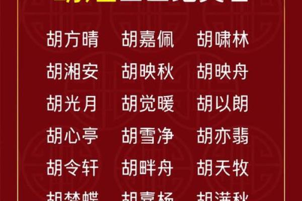 胡念：寓意深厚的名字，人生运势全面开花