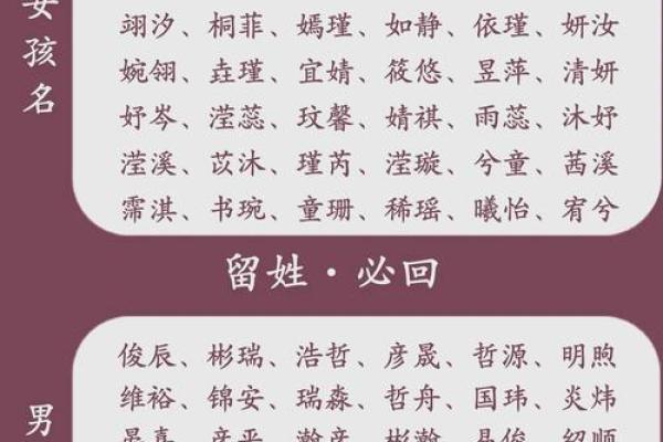 正宝宝名字灵感汇