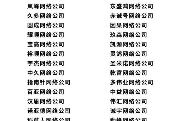 公司起名四字经典合集，助你轻松选择企业名称