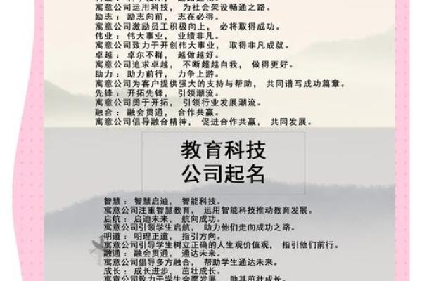 给公司起名的创意方法与实用指南