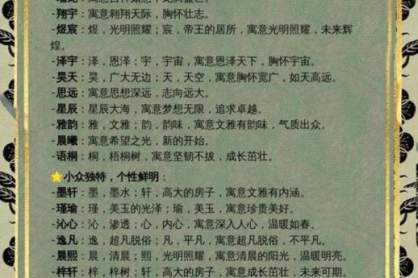 为男宝宝选择名字，让每个名字都充满好运和祝福