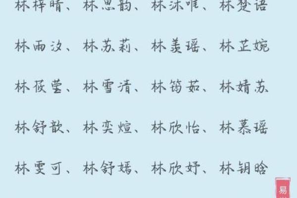 林姓女孩起名大全：寓意美好又独特的三字名字