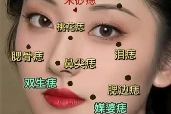痣相解码：女人面部痣相最准确的图解，运势一目了然！