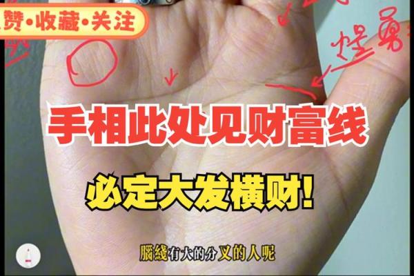 揭秘财富密码：金钱线手相图解