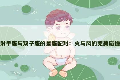 射手座与双子座的星座配对：火与风的完美碰撞