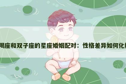 摩羯座和双子座的星座婚姻配对：性格差异如何化解？