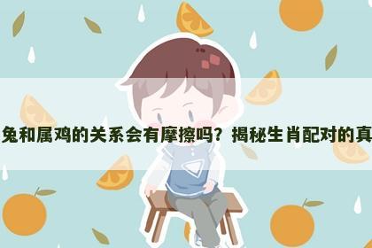 属兔和属鸡的关系会有摩擦吗？揭秘生肖配对的真相