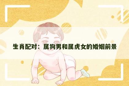 生肖配对:属狗男和属虎女的婚姻前景 生肖配对:属狗男和属虎女的婚姻前景
