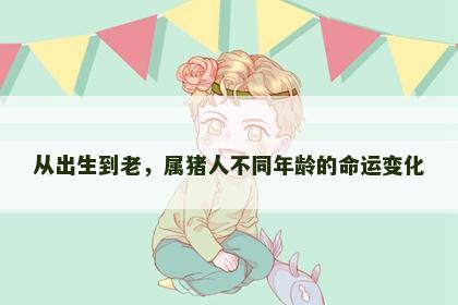 从出生到老,属猪人不同年龄的命运变化 从出生到老,属猪人不同年龄的命运变化