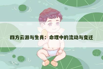 四方云游与生肖：命理中的流动与变迁