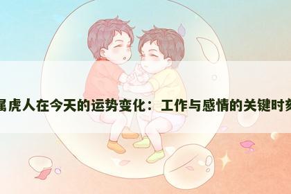 属虎人在今天的运势变化:工作与感情的关键时刻 属虎人在今天的运势变化:工作与感情的关键时刻